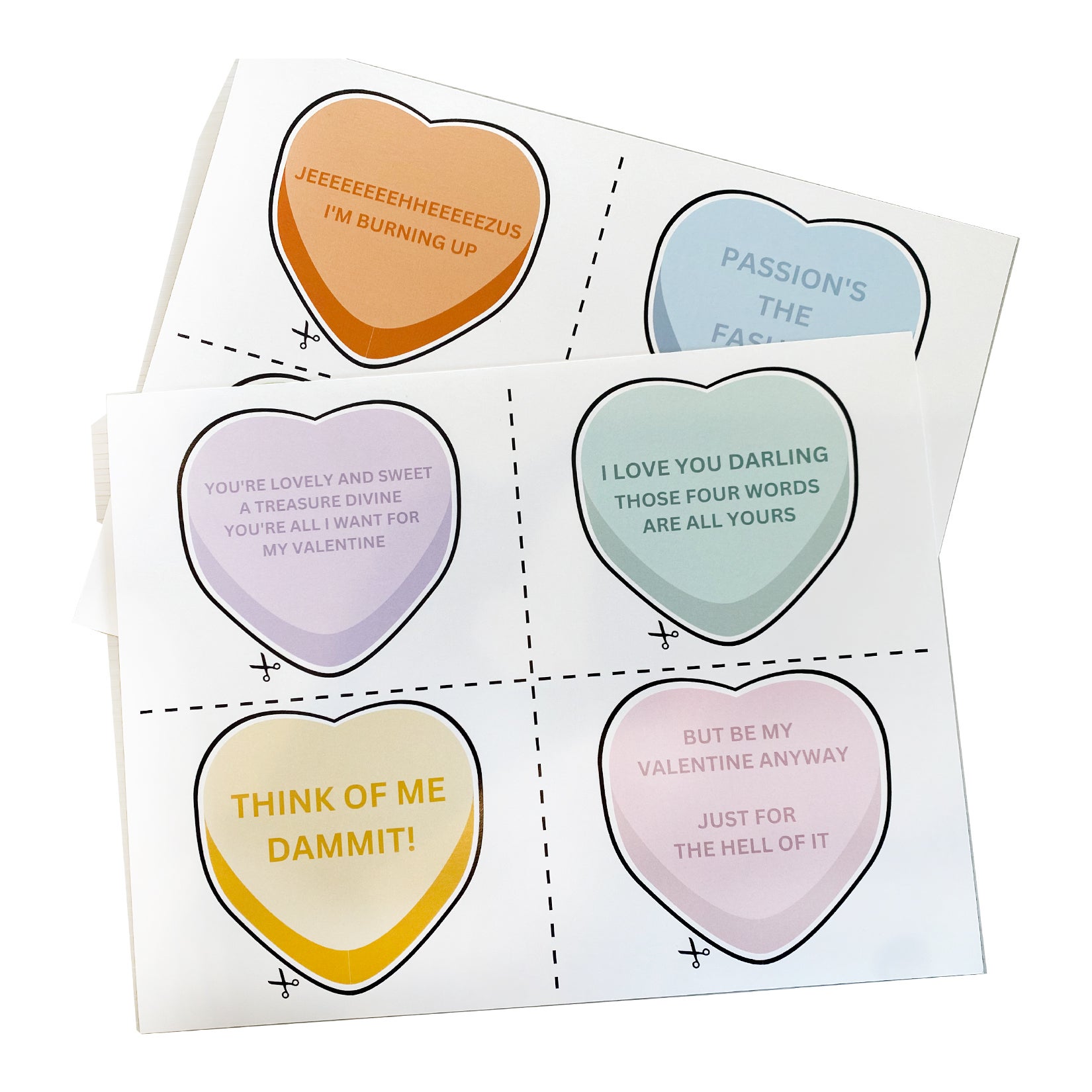 Candy Heart Cards